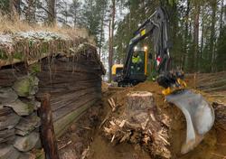 Gravearbeid ved Breisjønaustet (jfr. SJF-B.0011) i Norsk Sko