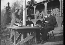 Ringsaker, Furnes, Sportsstua på Alhaug, oppført av Peder La