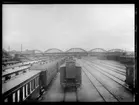 Malmö Centralbangård. Viadukt uppförd av Kreuger & Toll.