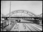 Malmö Centralbangård. Viadukt uppförd av Kreuger & Toll.