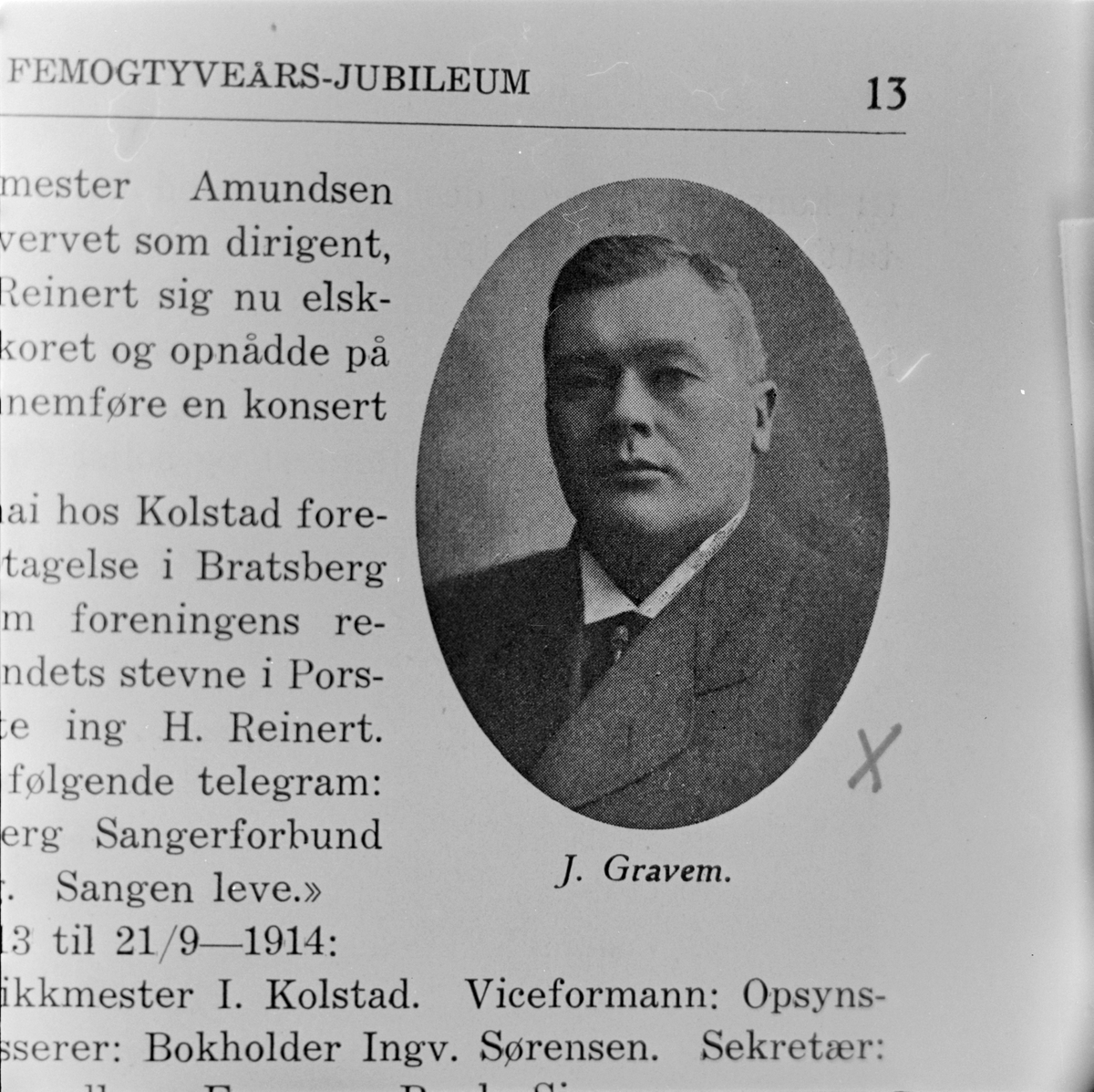 Portrettbilder av Rjukan mannsangforenings formenn.