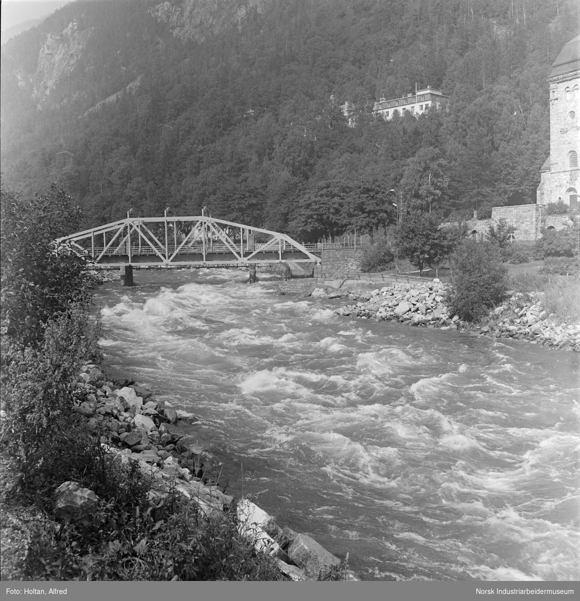 Mæland bro på Rjukan.