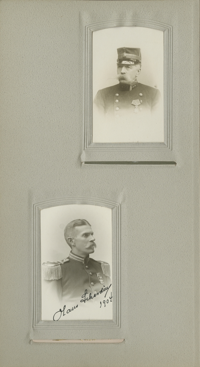 Porträtt av Otto Thomas Erhard Byström, överstelöjtnant vid Bohusläns regemente I 17.