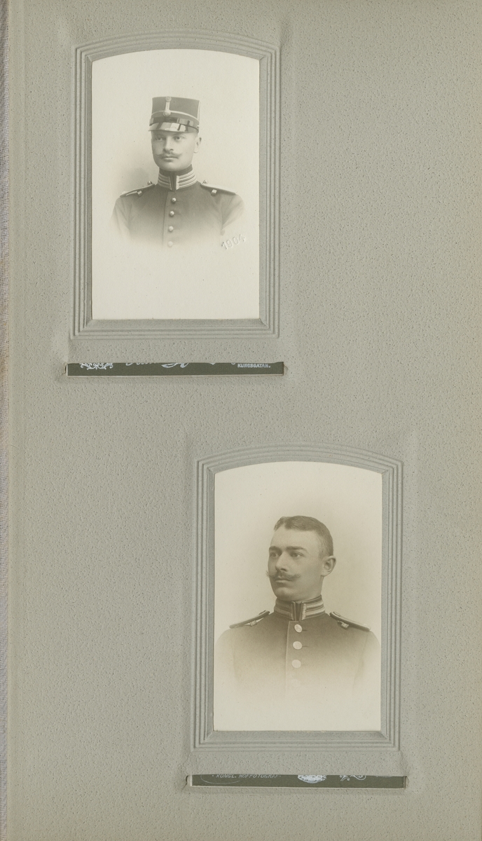 Porträtt av Carl Axel Liborius von Mentzer, underlöjtnant vid Hallands regemente I 16.