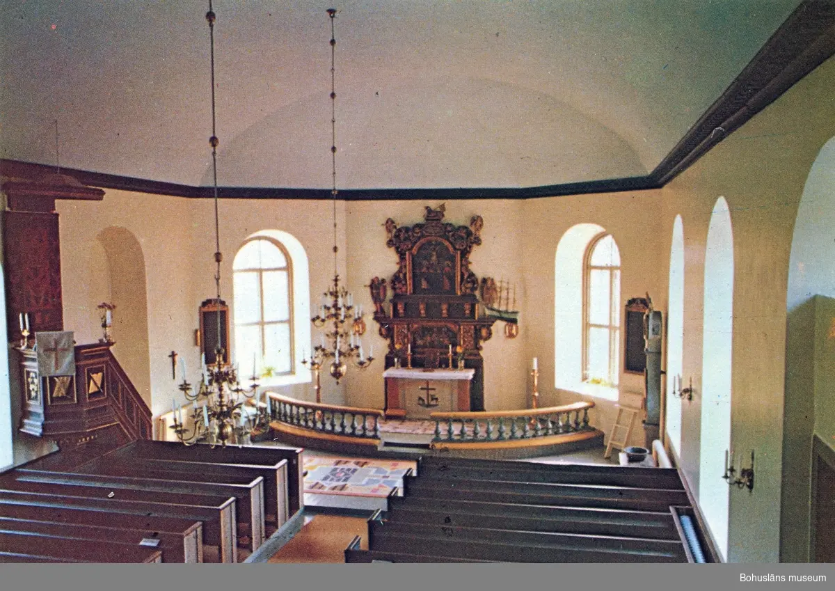 Text till bilden: "Klövedals kyrka".
