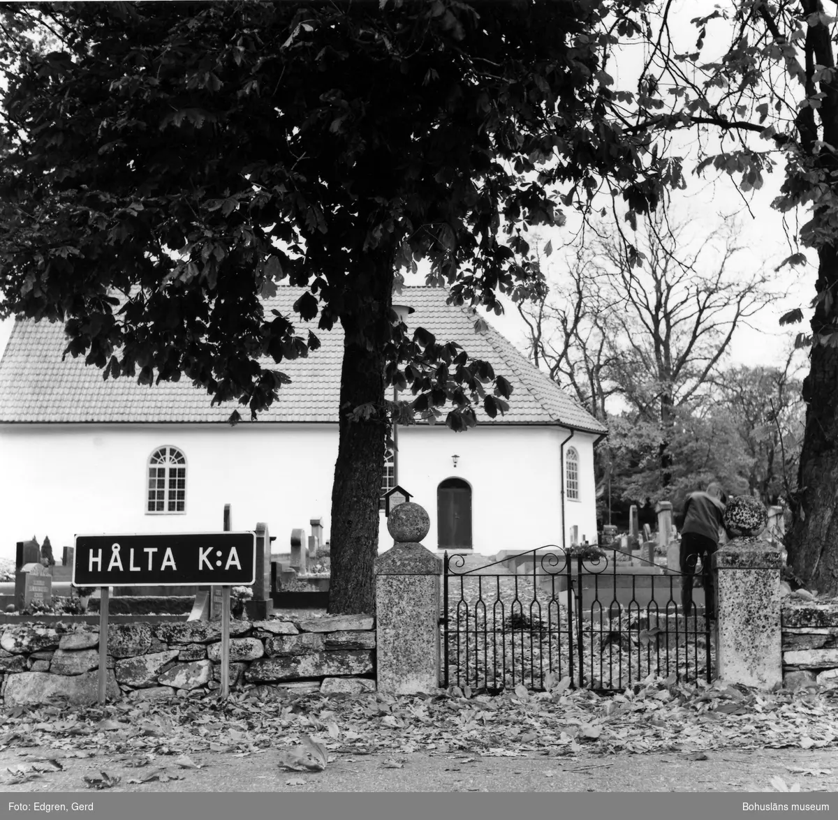 Text till bilden: "Hålta kyrka. Från söder".
