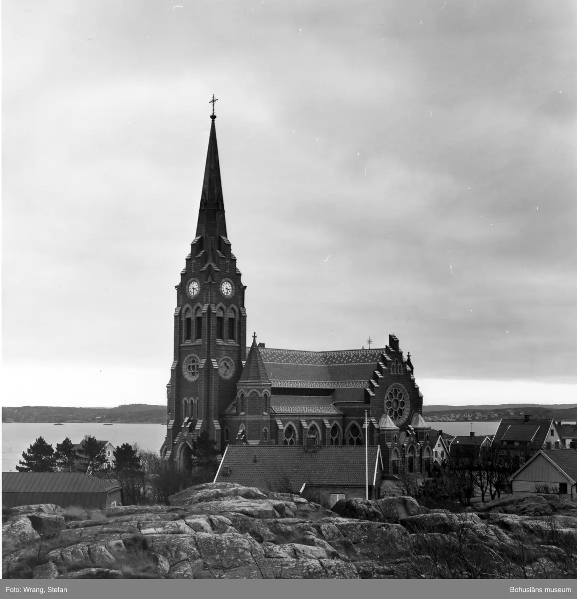Text till bilden: "Lysekils kyrka".
