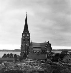 Text till bilden: "Lysekils kyrka".