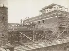 Kungliga Dramatiska Teatern, Dramaten, Stockholm, under uppförande, 6 mars 1906.