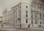 Kungliga Dramatiska Teatern, Dramaten, Stockholm, under uppförande, 1906.