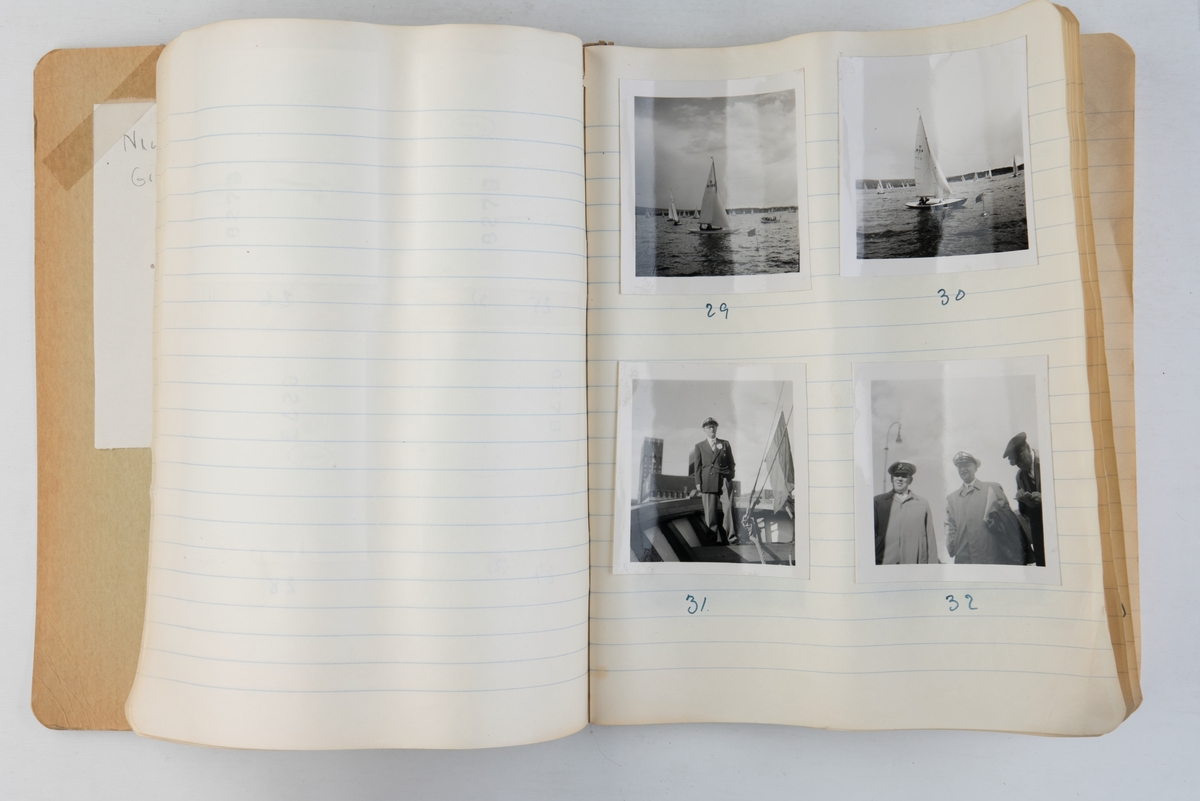 Album med 63 fotografier fra Båtsportens dag og Oslo seilforenings vårregatta.