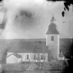 Medfaren men unik vy mot Östra Ryd kyrka. Enligt påskrift daterad juni 1876.