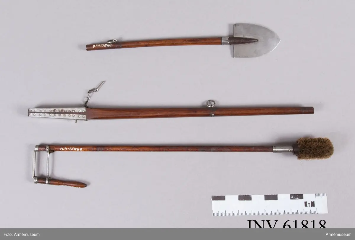 Modell av 6-pundig kanon m/1804