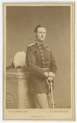 Porträtt av kung Fredrik VIII av Danmark.