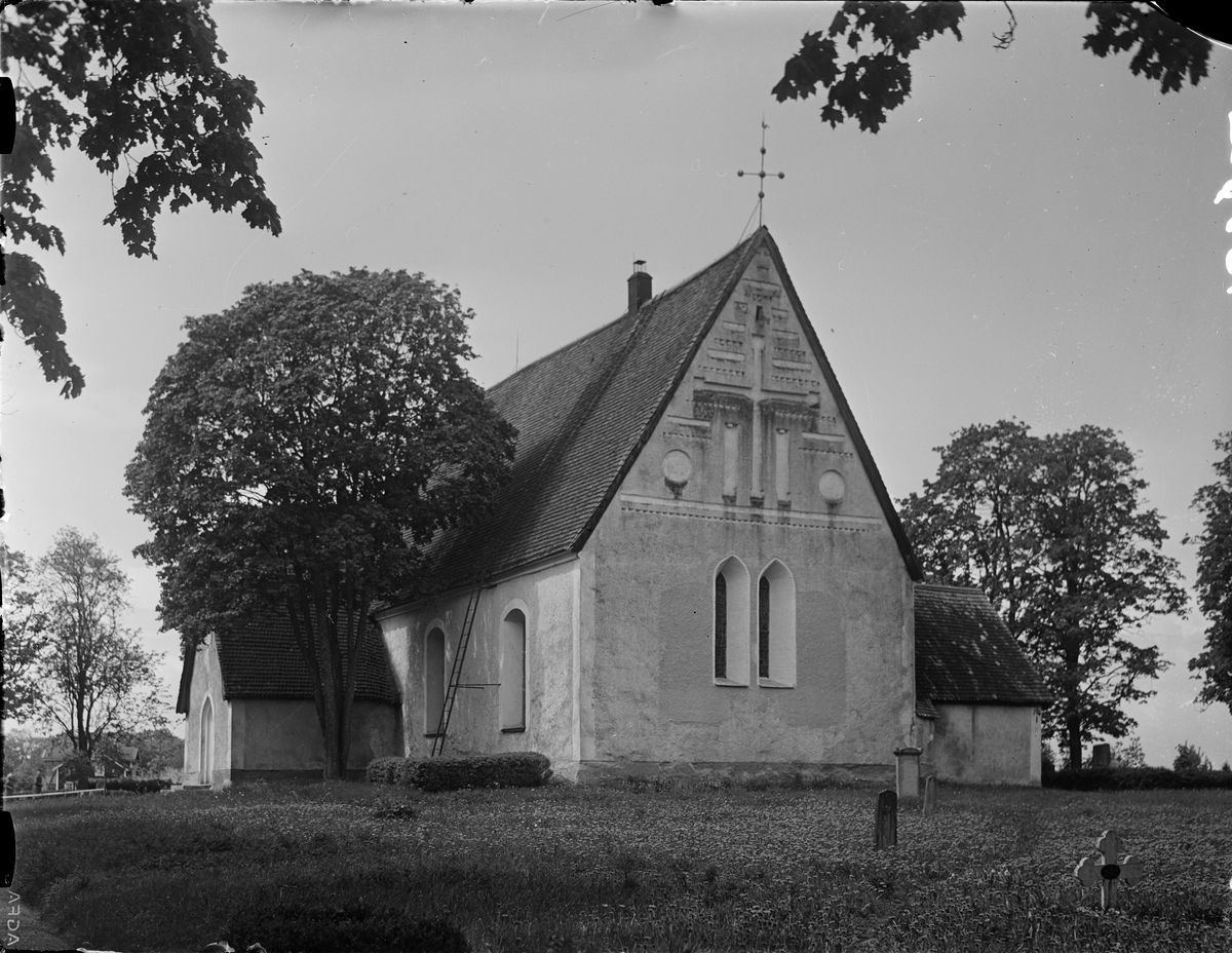 Viksta kyrka, Viksta socken, Uppland 1935