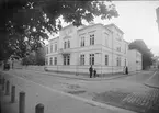 Amerikahuset, korsningen Kungsgatan 57 - Bredgränd 11, kvarteret Svava, Uppsala efter 1902