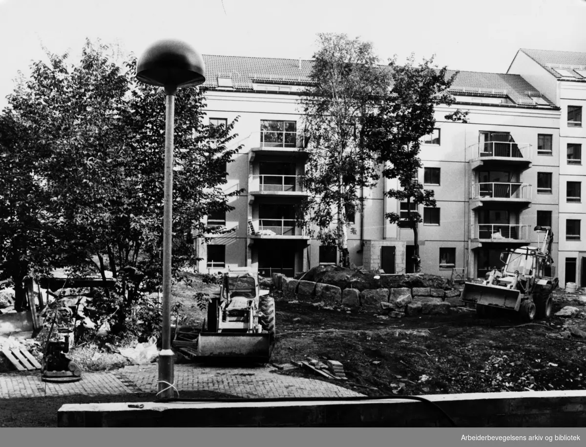 Bjølsen. Turtegårdens borettslag. September 1980