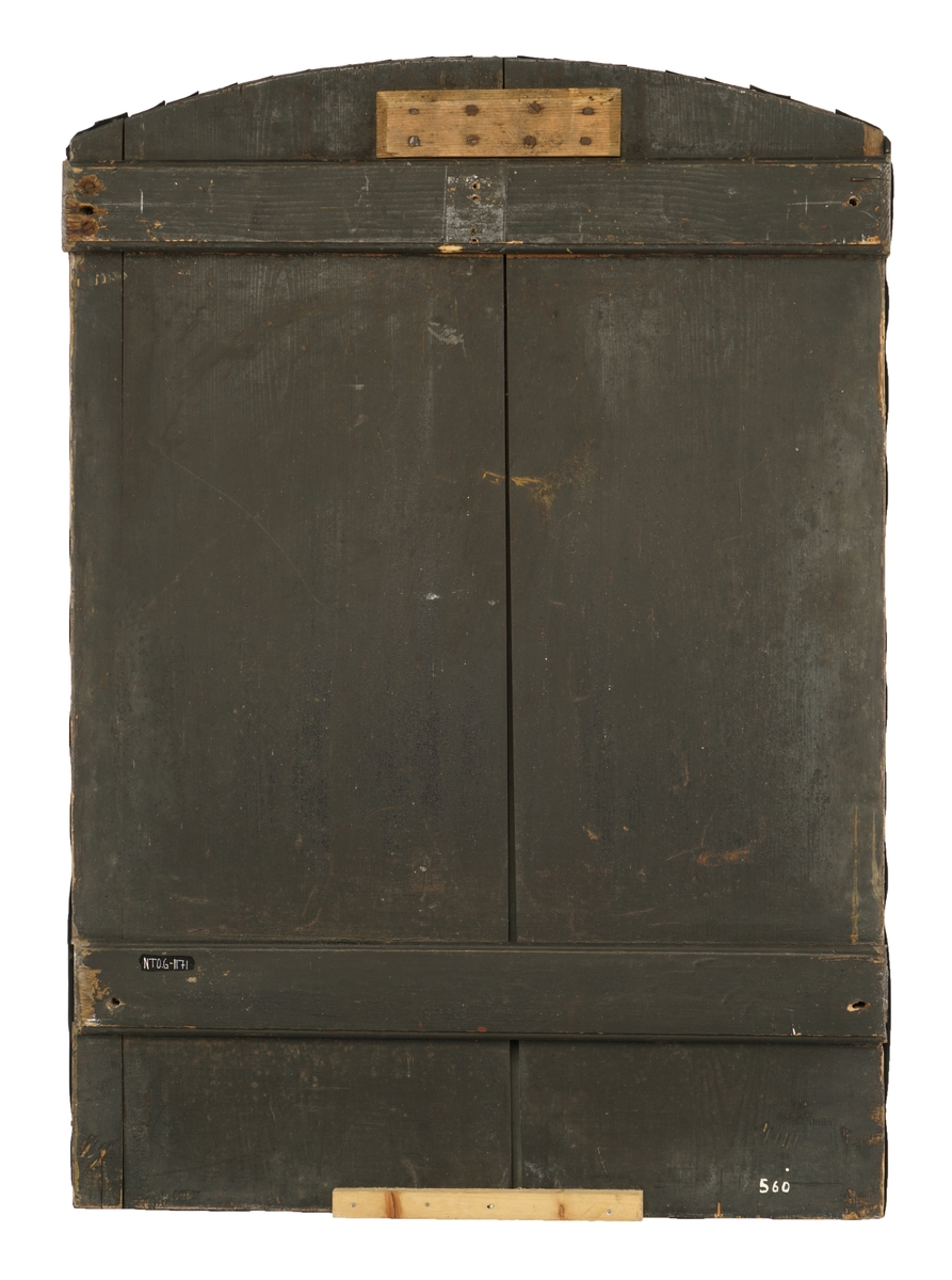 Tollskilt med våpenskjoldet fra 10. juli 1844.