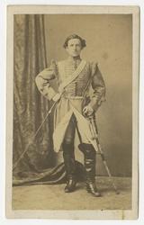 Porträtt av Johan von Holst, underlöjtnant vid Livgardet til