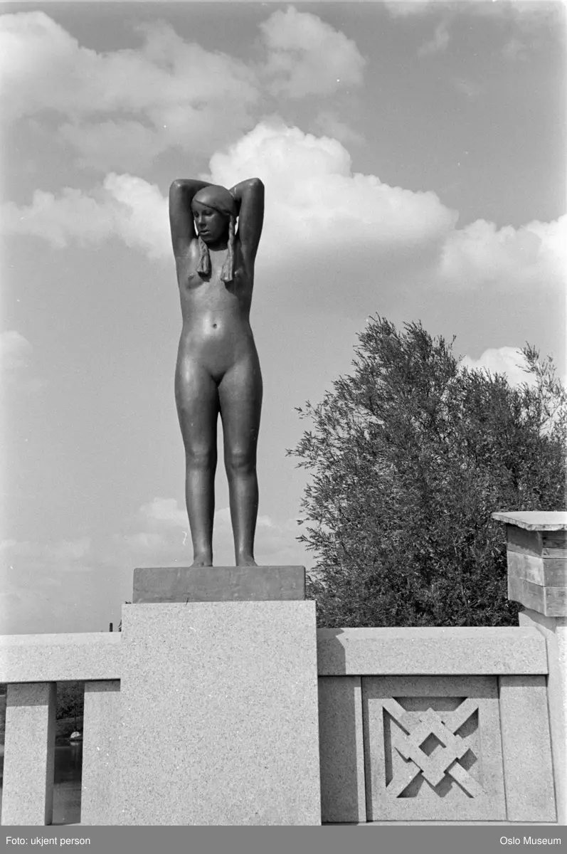 Vigelandsparken, skulpturpark, bro, skulptur