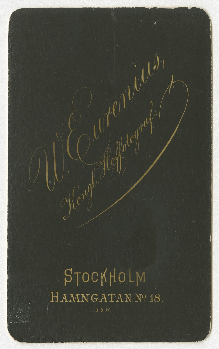 Porträtt av friherre Axel Gabriel Leijonhufvud, officer vid Livregementets dragoner K 2.

Se även bild AMA.0007829, AMA.0007832, AMA.0007855, AMA.0007900, AMA.0021847, AMA.0021878 och AMA.0021880.