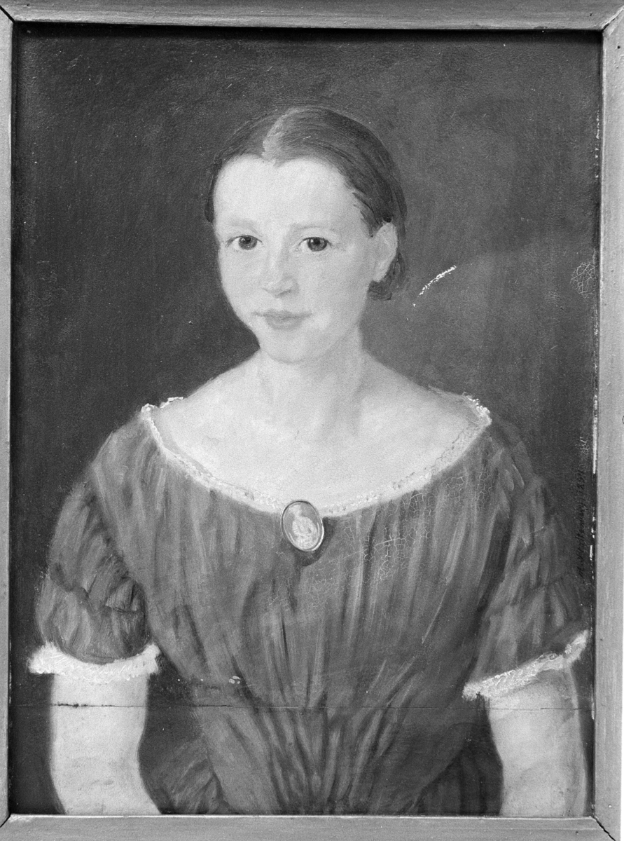 Maren Elisabeth Jarmann 1841-1930. Maleri matthias Stoltenberg 1854.