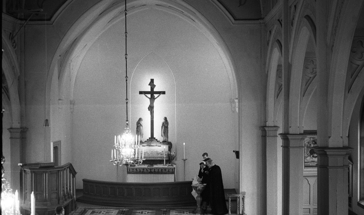Dop i Mikaelskapellet, Uppsala 1962