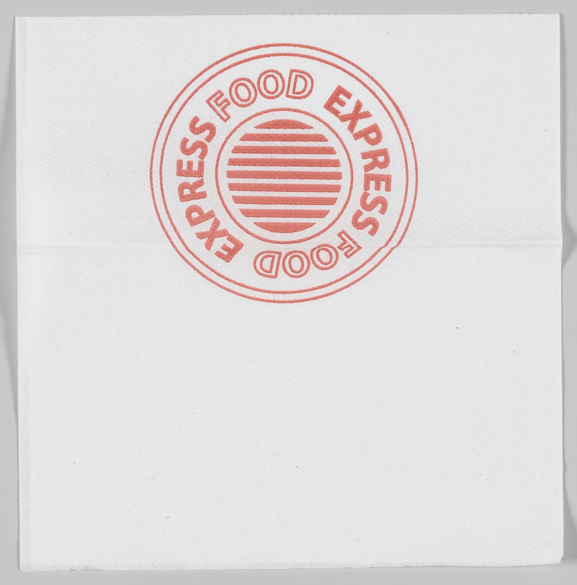 En sirkel med reklametekst for Express Food.

Samme motiv og reklametekst på MIA.00007-004-0171.