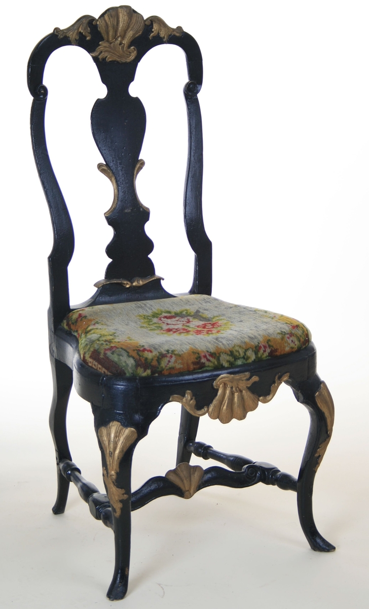 Blad. Blad under på hver side. Blomster