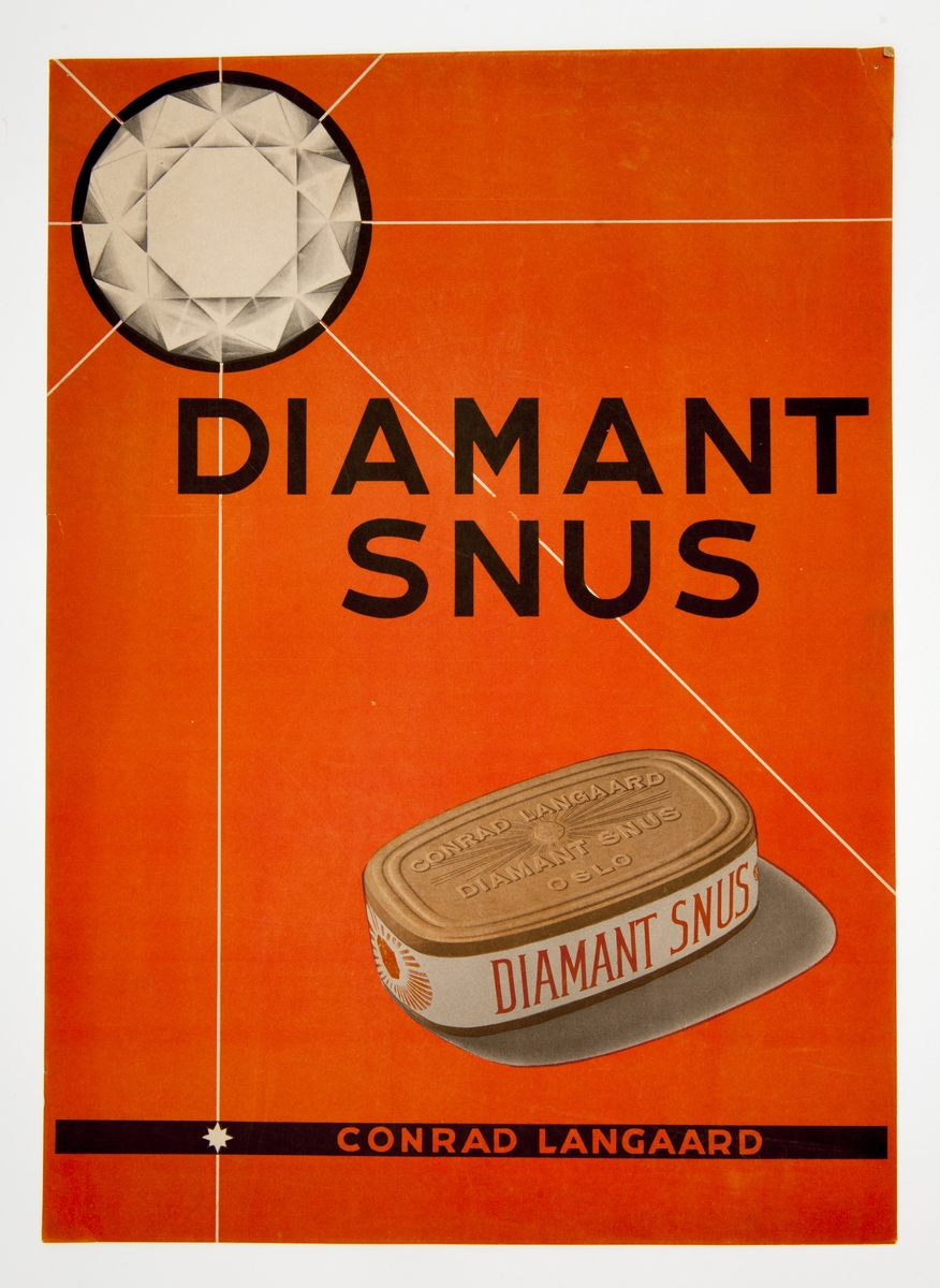 Reklameplakat for Diamantsnus