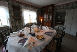 Jul i Boktryckarbostaden. 
Fotodokumentation av den öppna ve