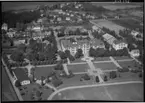 Flygfoto över Salberga sjukhus, Sala.