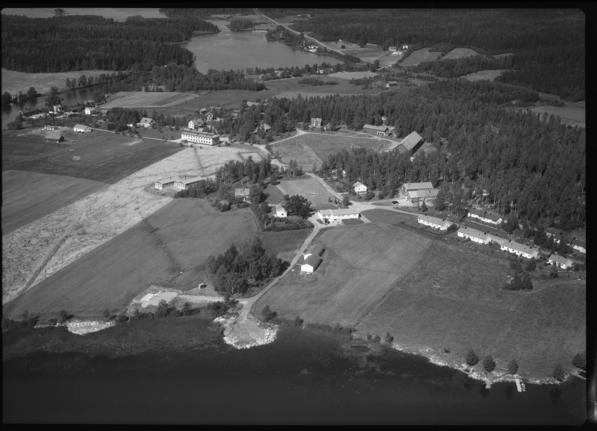 Flygfoto över Sundbo yrkesskola, Fagersta