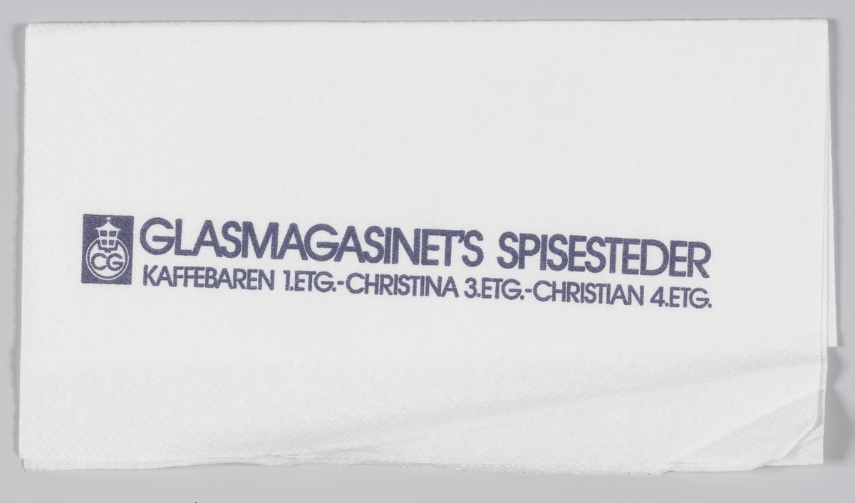 En tegning av Glasmagasinet og en reklametekst for stormagasinets spisesteder.

GlasMagasinet er et varemagasin på Stortorvet i Oslo. Det ble grunnlagt i 1739 og er byens eldste varemagasin. Magasinet inneholder avdelinger av kjente merkevarebutikker.