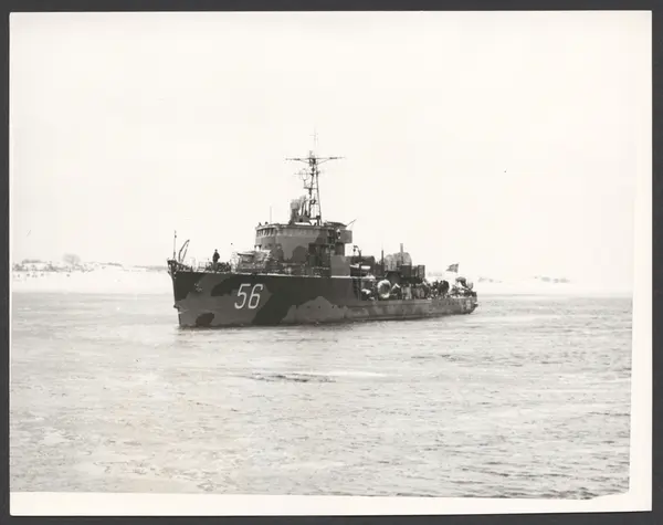 Minsveparen Holmön i vinterväder