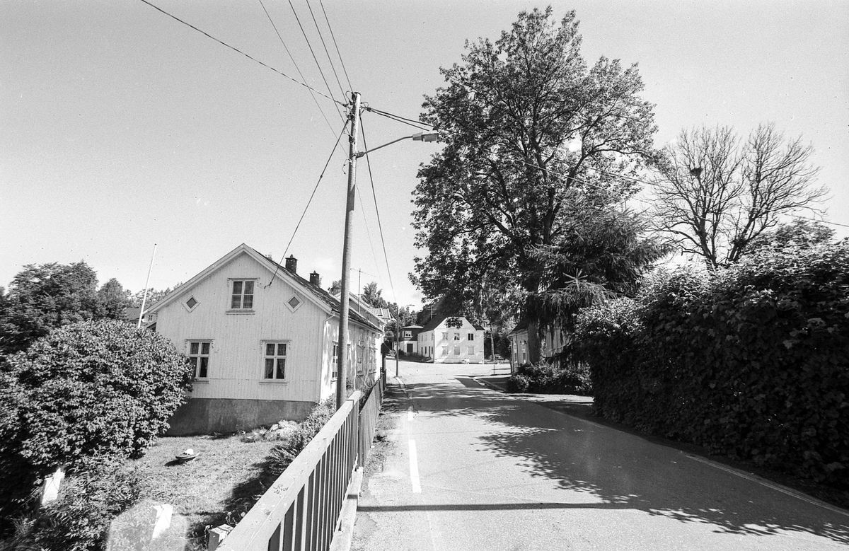 Divererse motiver fra Hølen. Skøyen kolonial. Hølenselva med småbåter og fine sommermotiver. Bro over Tegnebyholtet. Stasjonsmesteren eller postmesteren.
Fotograf: ØB Ukjent