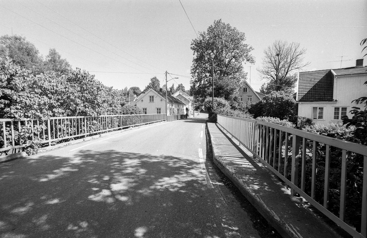 Divererse motiver fra Hølen. Skøyen kolonial. Hølenselva med småbåter og fine sommermotiver. Bro over Tegnebyholtet. Stasjonsmesteren eller postmesteren.
Fotograf: ØB Ukjent