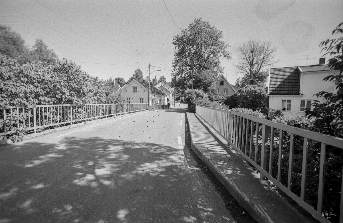 Divererse motiver fra Hølen. Skøyen kolonial. Hølenselva med småbåter og fine sommermotiver. Bro over Tegnebyholtet. Stasjonsmesteren eller postmesteren.
Fotograf: ØB Ukjent