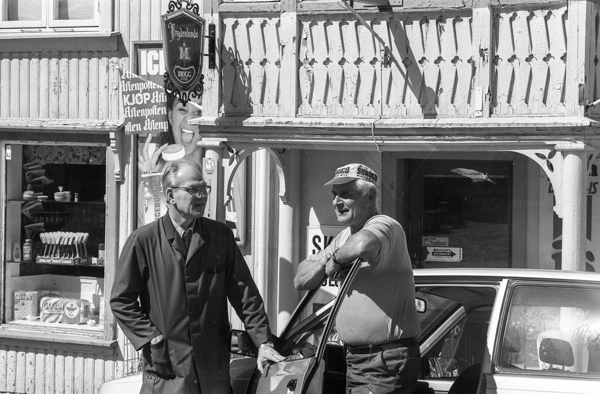 Divererse motiver fra Hølen. Skøyen kolonial. Hølenselva med småbåter og fine sommermotiver. Bro over Tegnebyholtet. Stasjonsmesteren eller postmesteren.
Fotograf: ØB Ukjent