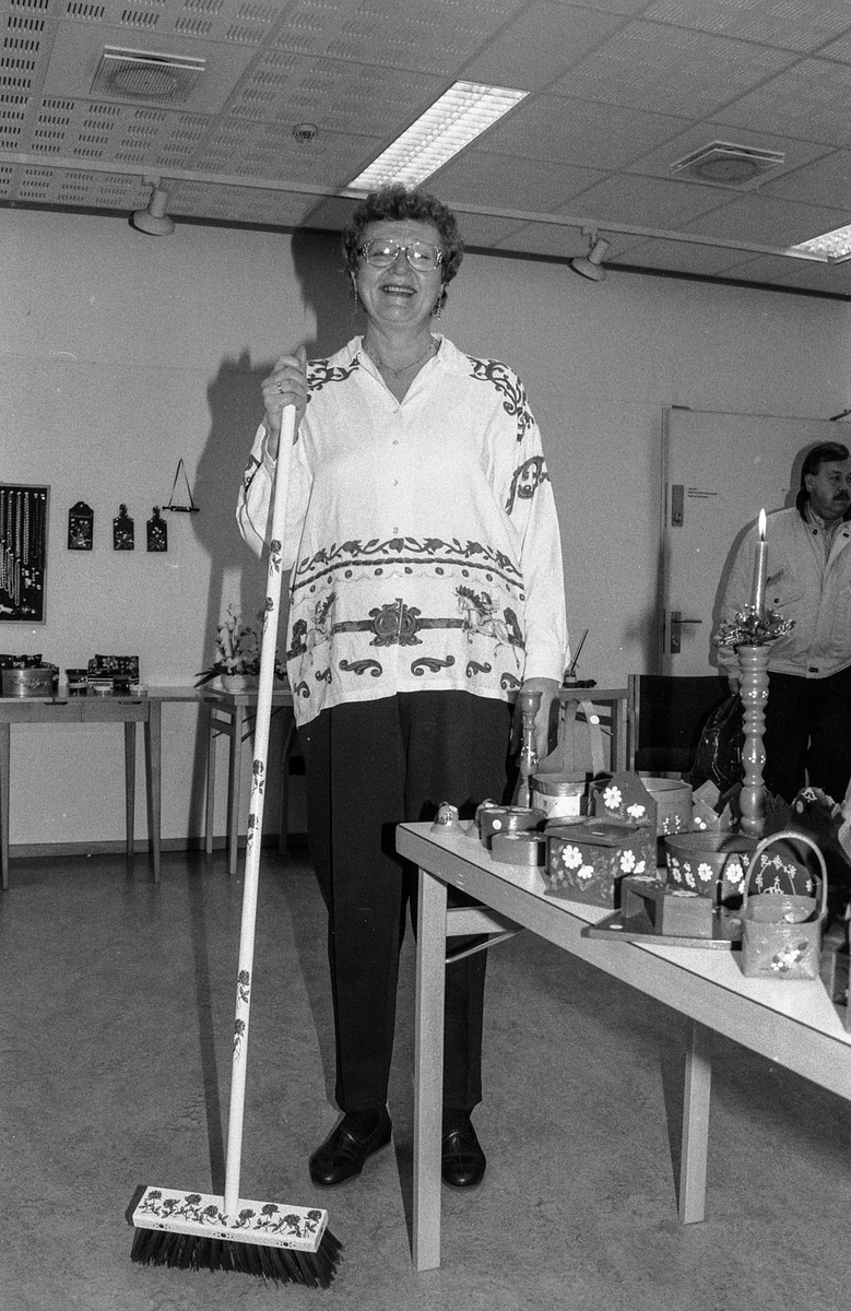 Utstilling i Kolbotn bibliotek.
Fotograf: ØB Ukjent