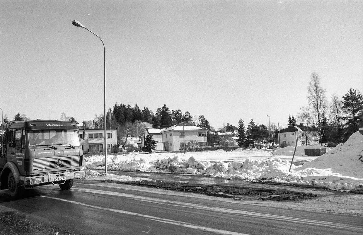 Flatakertomten i Ski sentrum kan bli hotelltomt.