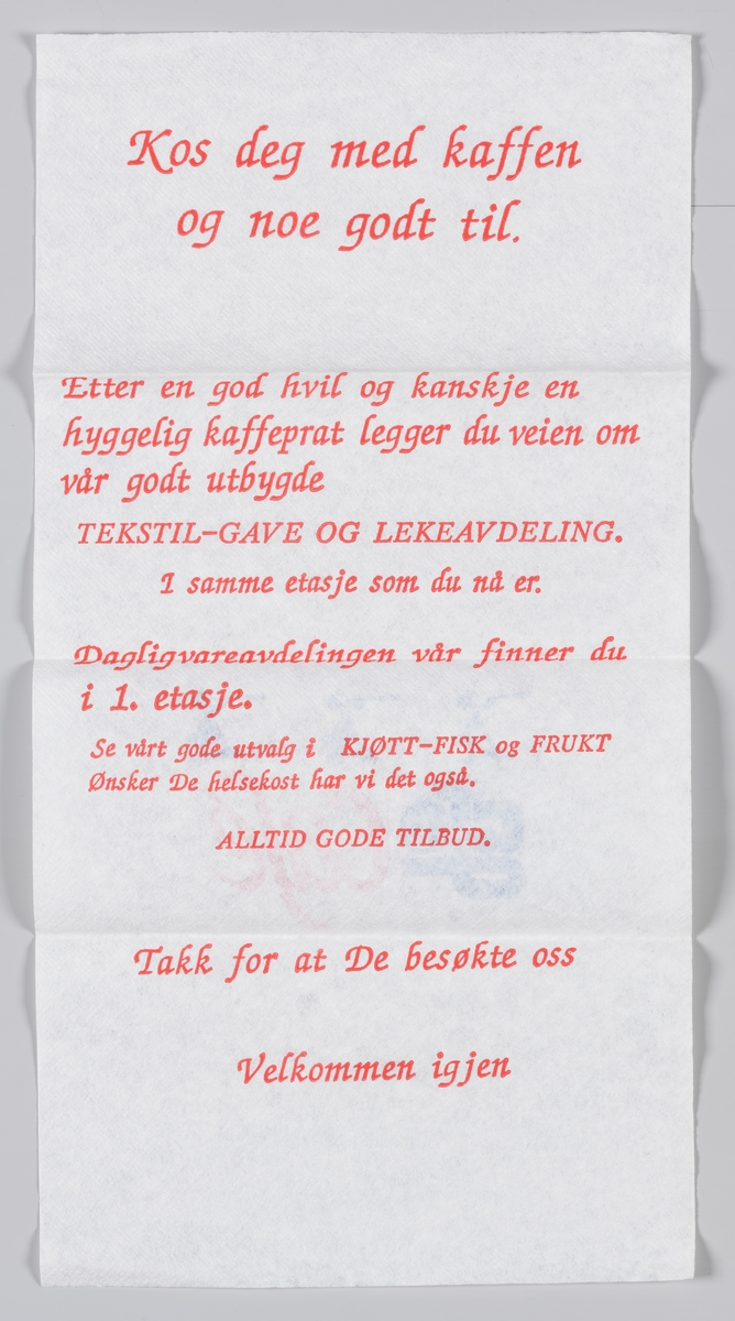 Tre kvinner blåser i horn og en reklametekst ofr ajo cafè i Otta.

Ajo cafè på Otta ble åpnet i 1975 og den ble nedlagt i 1990-årene.