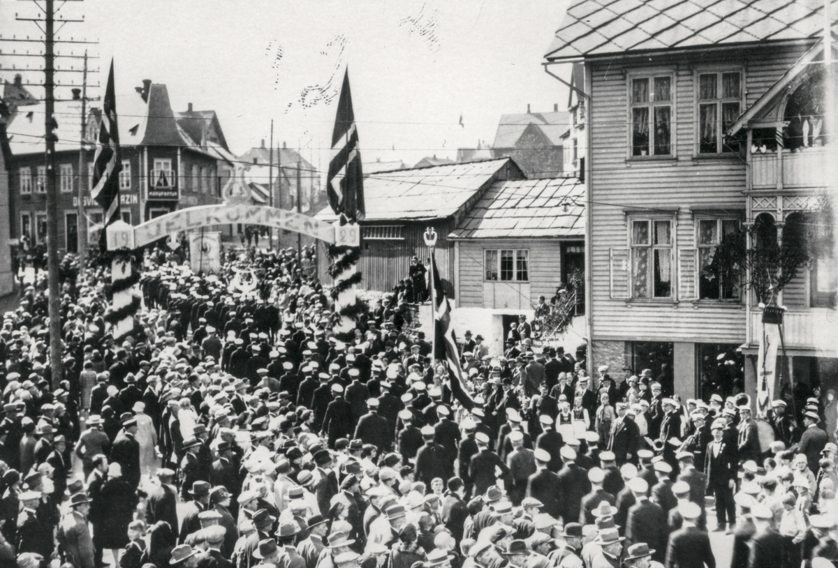 Det store musikkstemnet i Odda pinsen 1929.