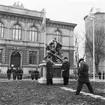 Vänersborg, Bältespännarna. Invigning av den nygjutning i brons som bekostats av Lions club.