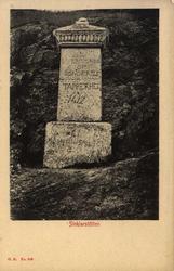 Postkort. Sinklarstøtten. Erindring om bønderns tapperhed 16