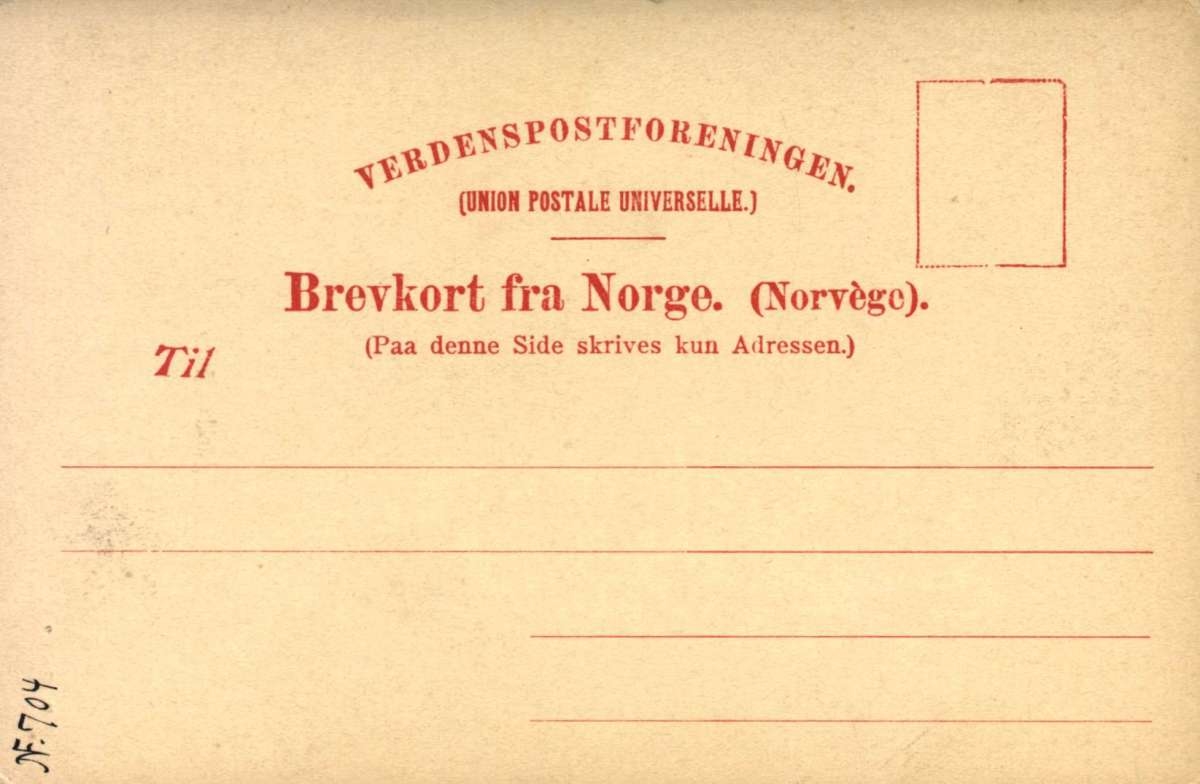 Postkort. Sinklarstøtten. Erindring om bønderns tapperhed 1612.