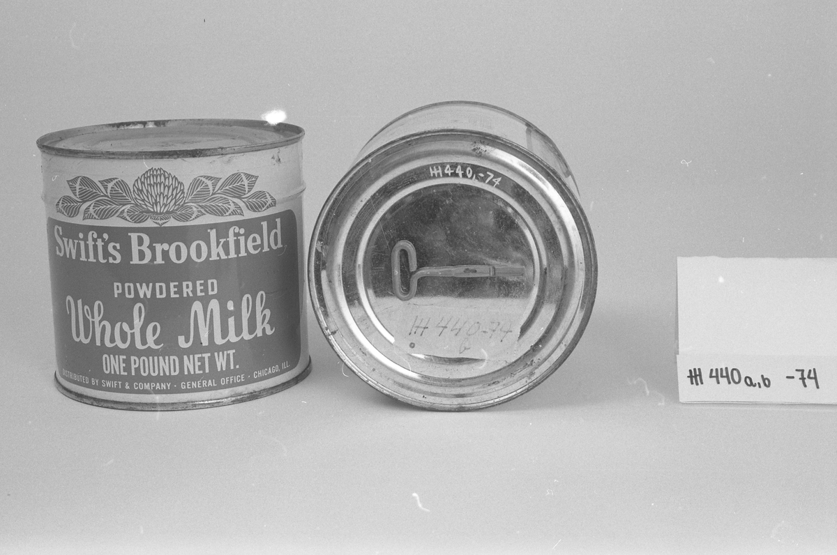 Boks med tørrmelk