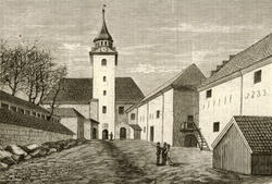 Slotsgaarden paa Akershus [papirkunst]