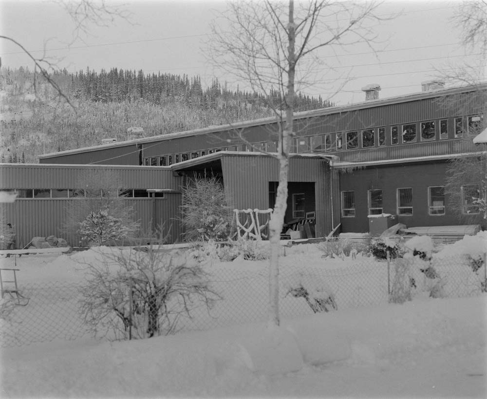 Svenningdal Trevarefabrikk høsten 1978.