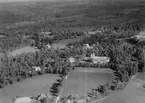 Flygfoto över Marieholms bruk i Gnosjö kommun. Nr L 664